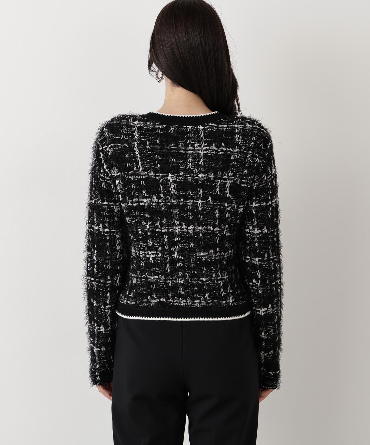 フェザーヤーンツイードニットジャケット | PINKY&DIANNE（ピンキー