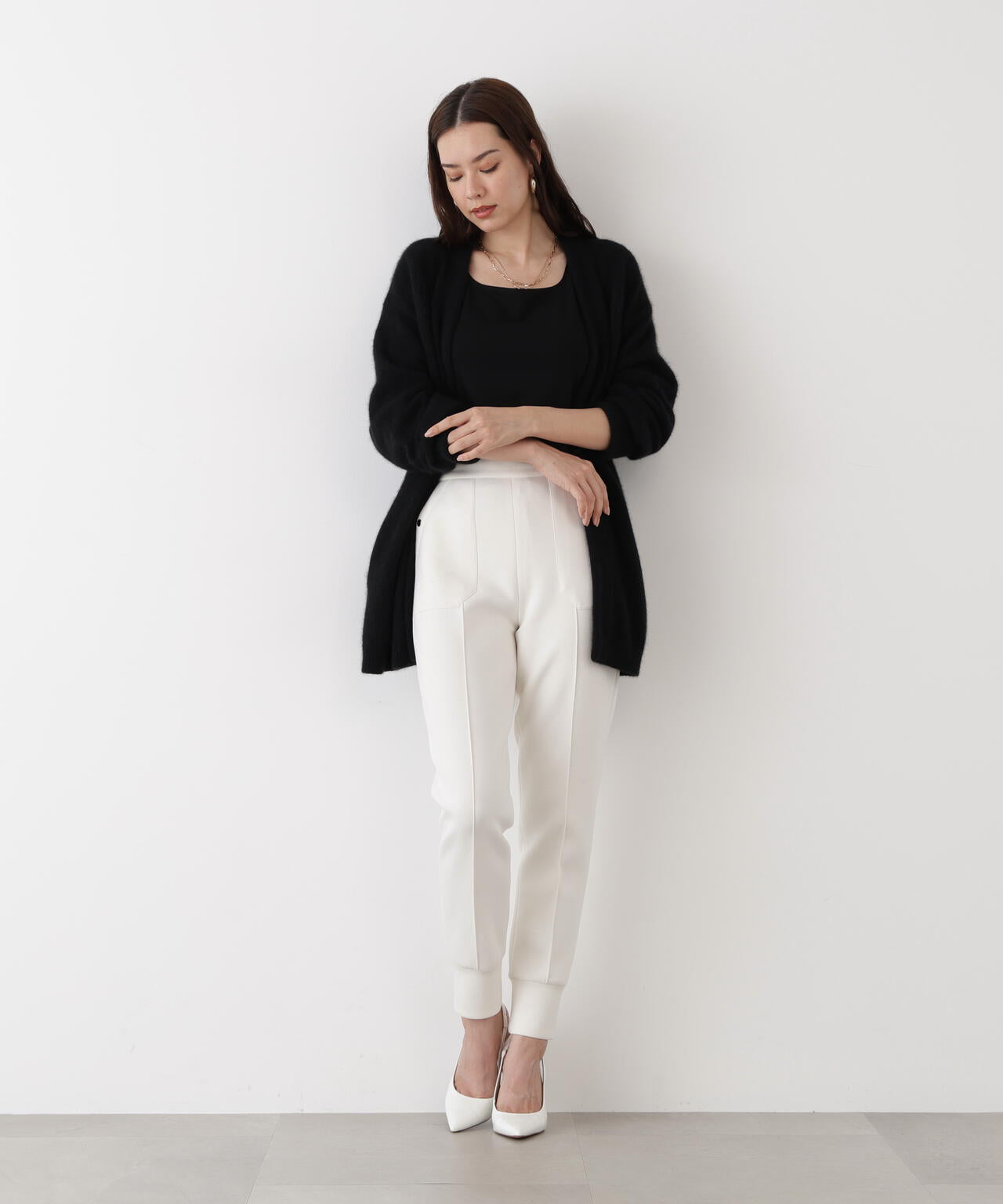 エアリーウールVネックカーディガン | PINKY&DIANNE（ピンキー