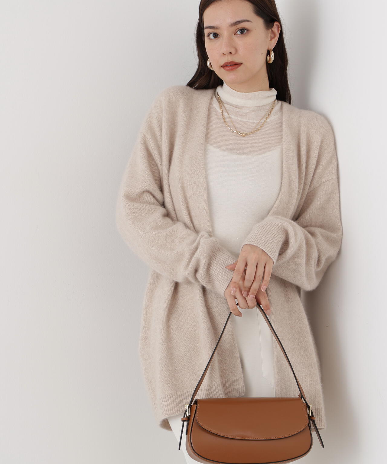 エアリーウールVネックカーディガン | PINKY&DIANNE（ピンキー