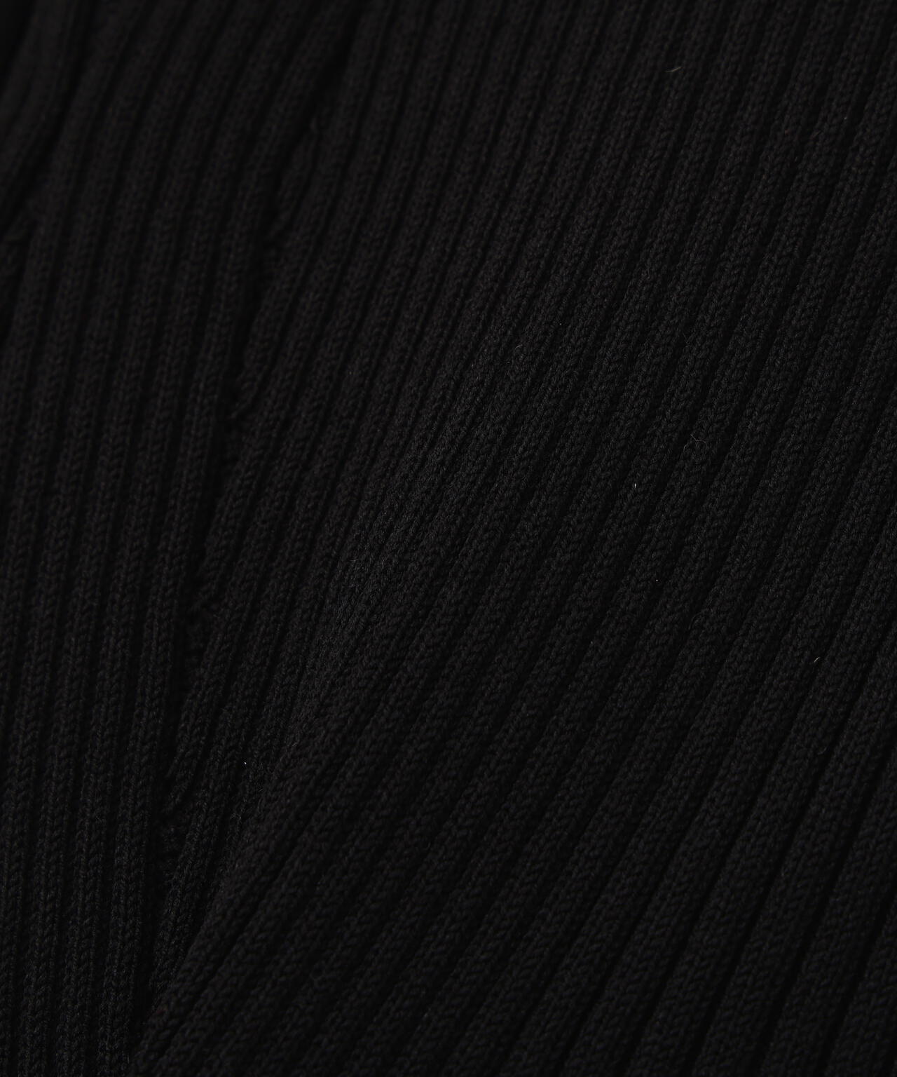 リブニットVネックカーディガン