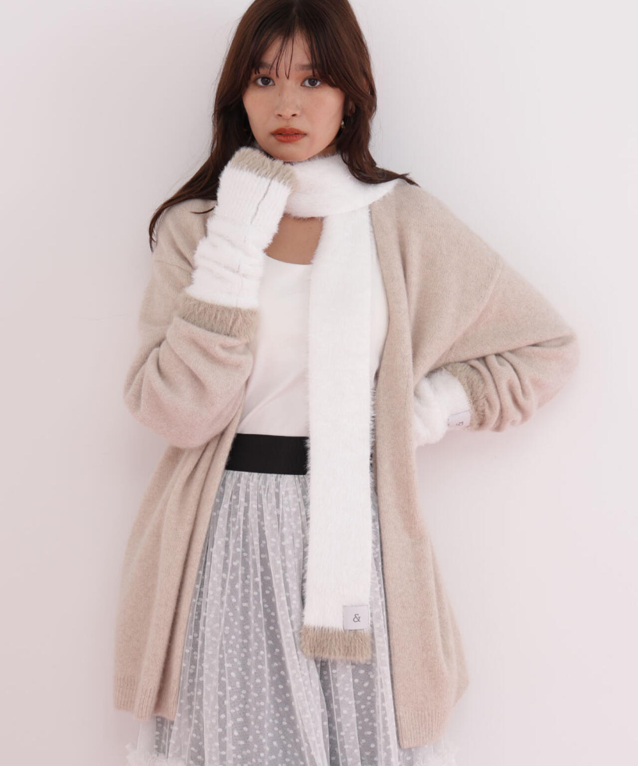 ［WEB限定］ストール＆ハンドウォーマーセット