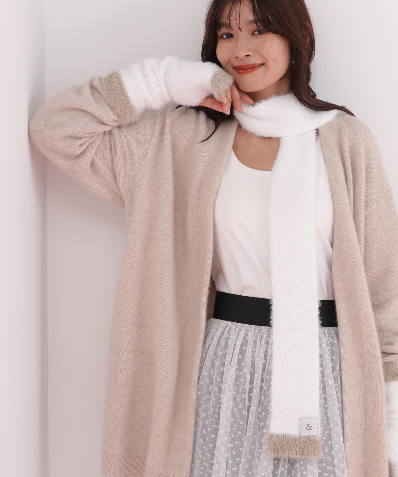 ［WEB限定］ストール＆ハンドウォーマーセット