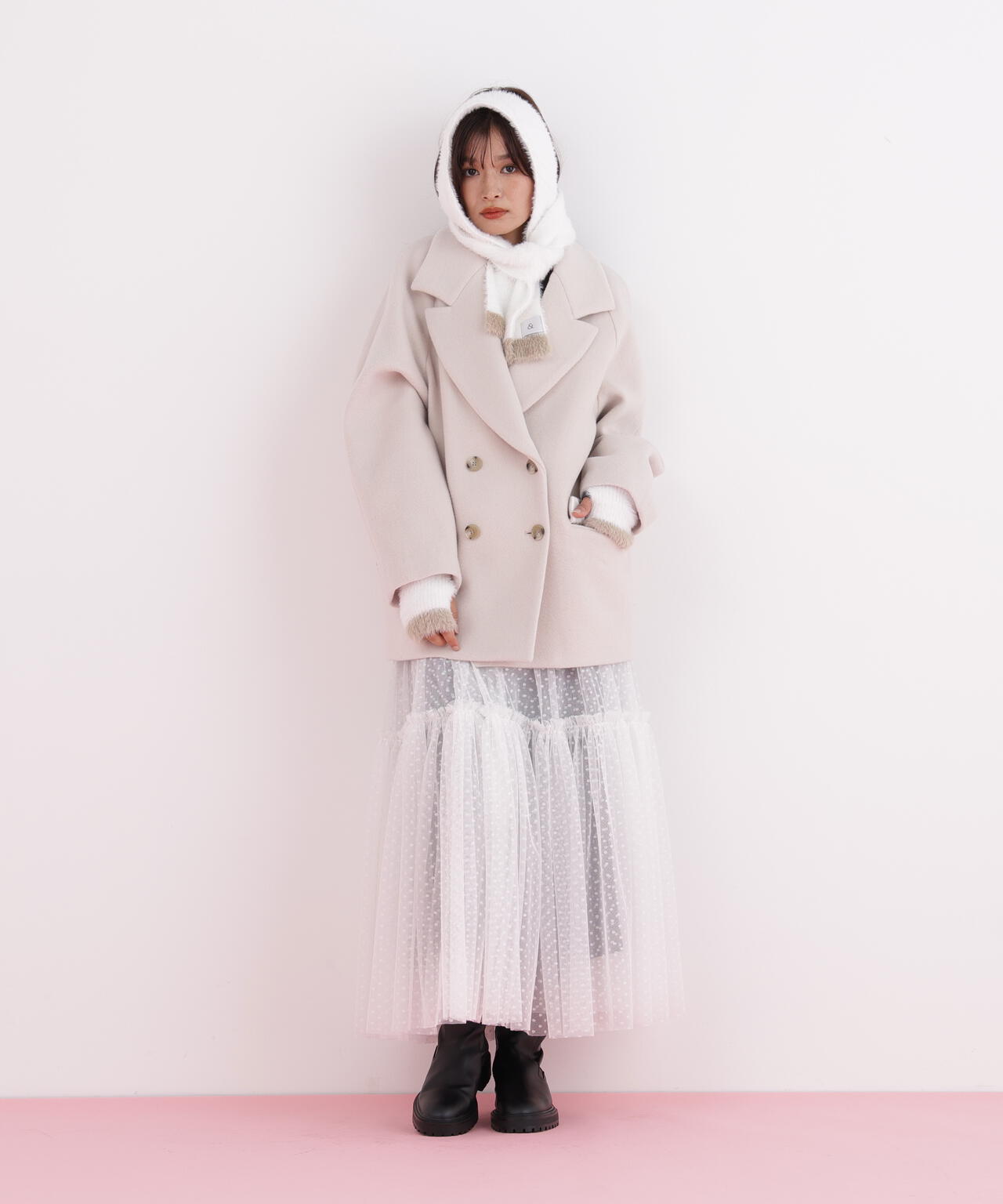 ［WEB限定］ストール＆ハンドウォーマーセット