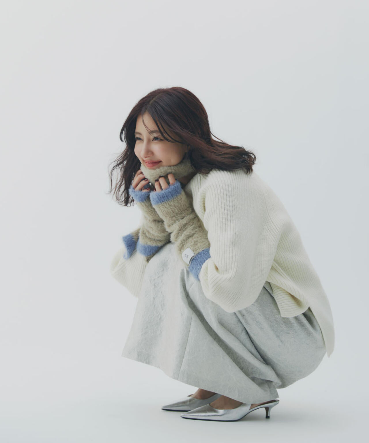 ［WEB限定］ストール＆ハンドウォーマーセット