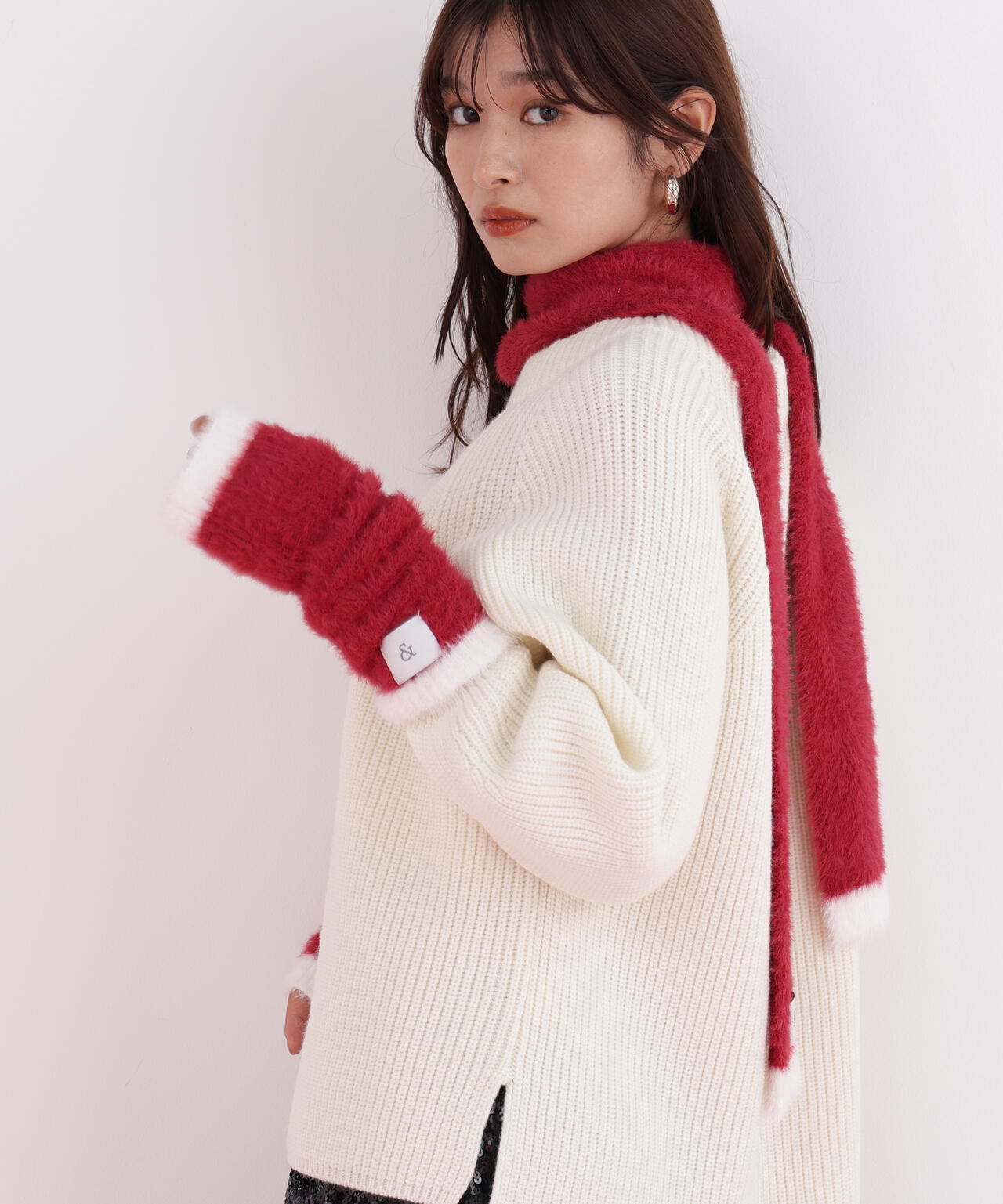 ［WEB限定］ストール＆ハンドウォーマーセット