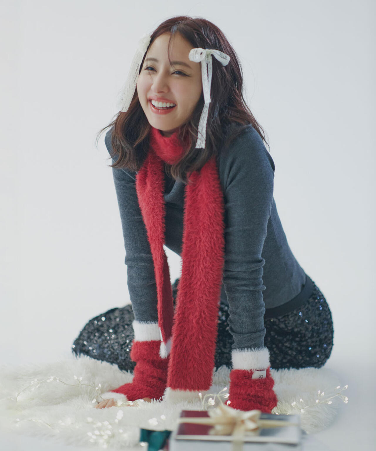 ［WEB限定］ストール＆ハンドウォーマーセット