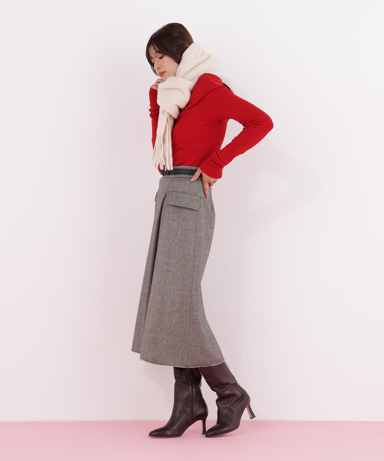 WEB限定］ソフトタッチブークレーマフラー | PINKY&DIANNE（ピンキー