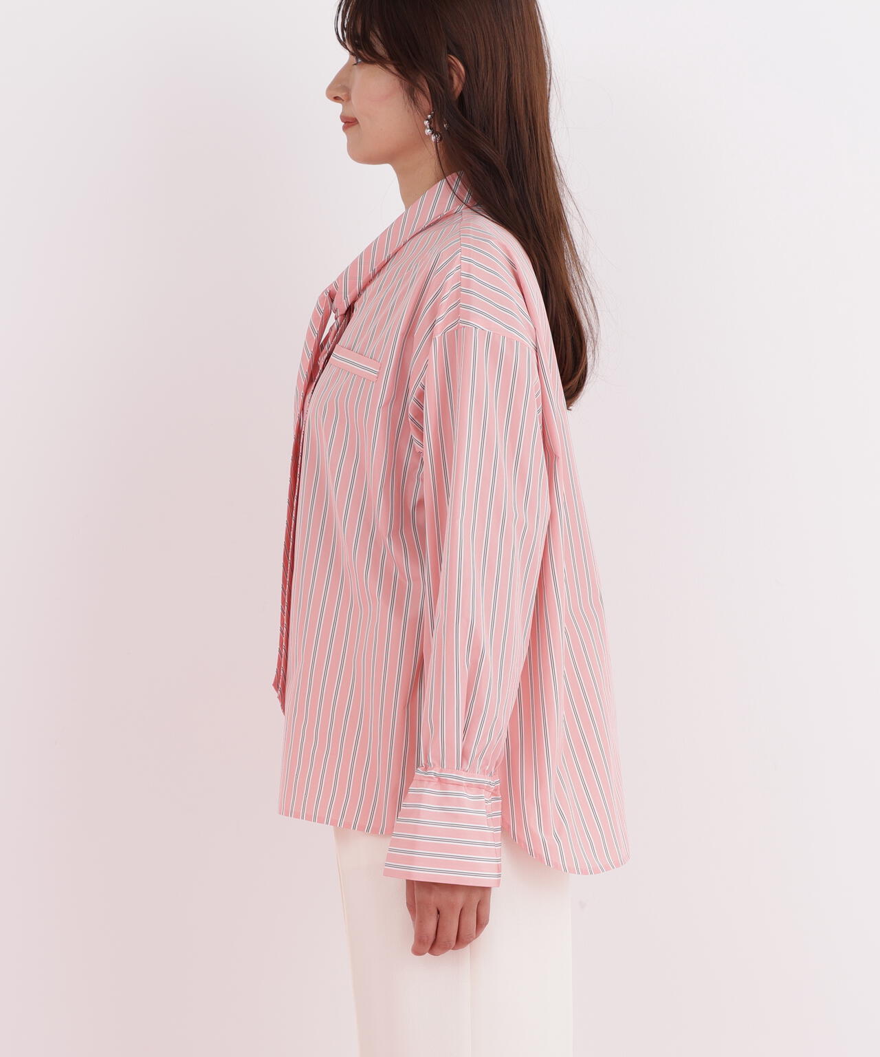 ストライプタイネックシャツ | PINKY&DIANNE（ピンキー&ダイアン