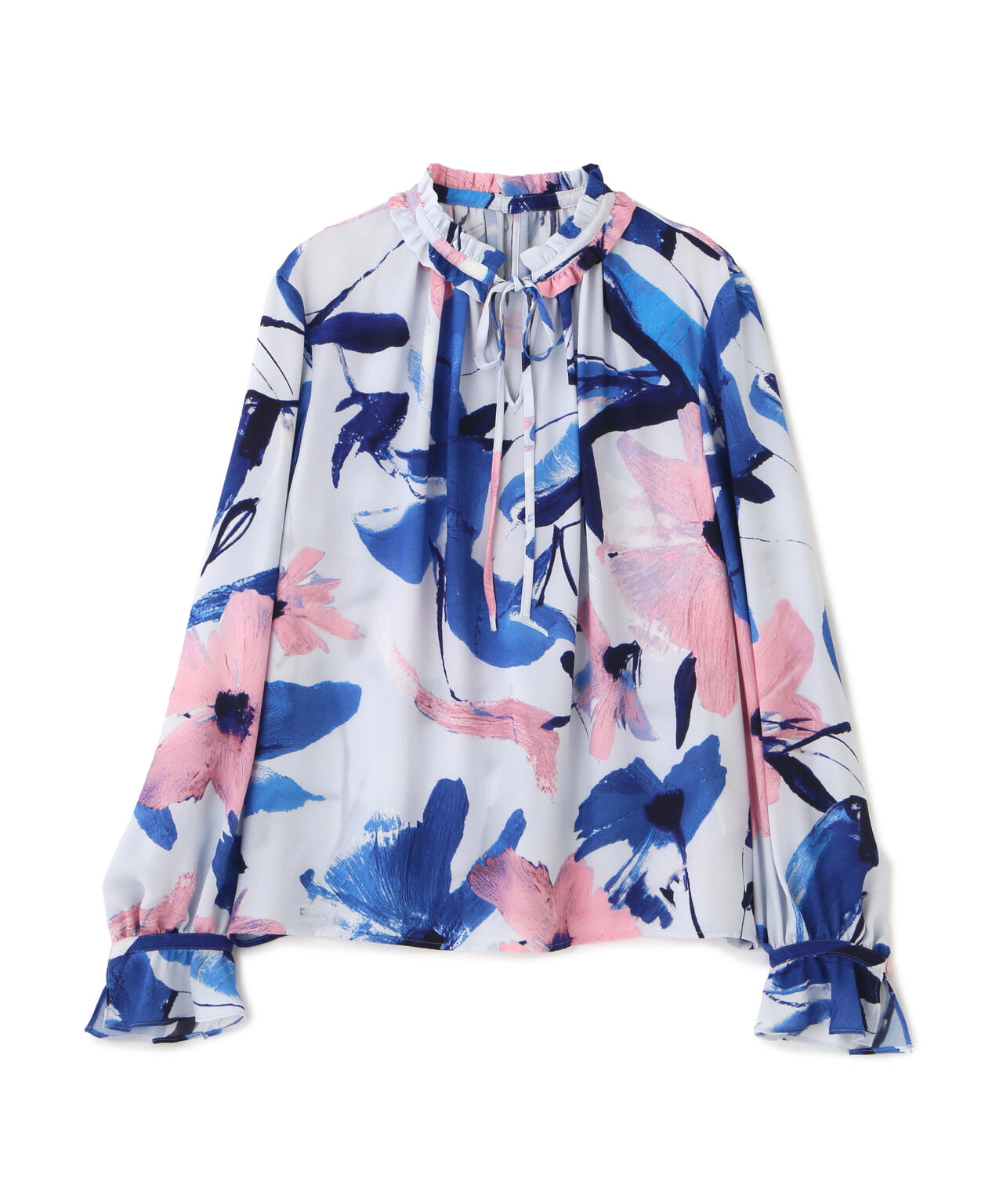 タグ付き新品★Pinky&Dianneドットプリントギャザーブラウス PINKY & DIANNE [WEB限定商品] ドットプリントギャザーブラウス