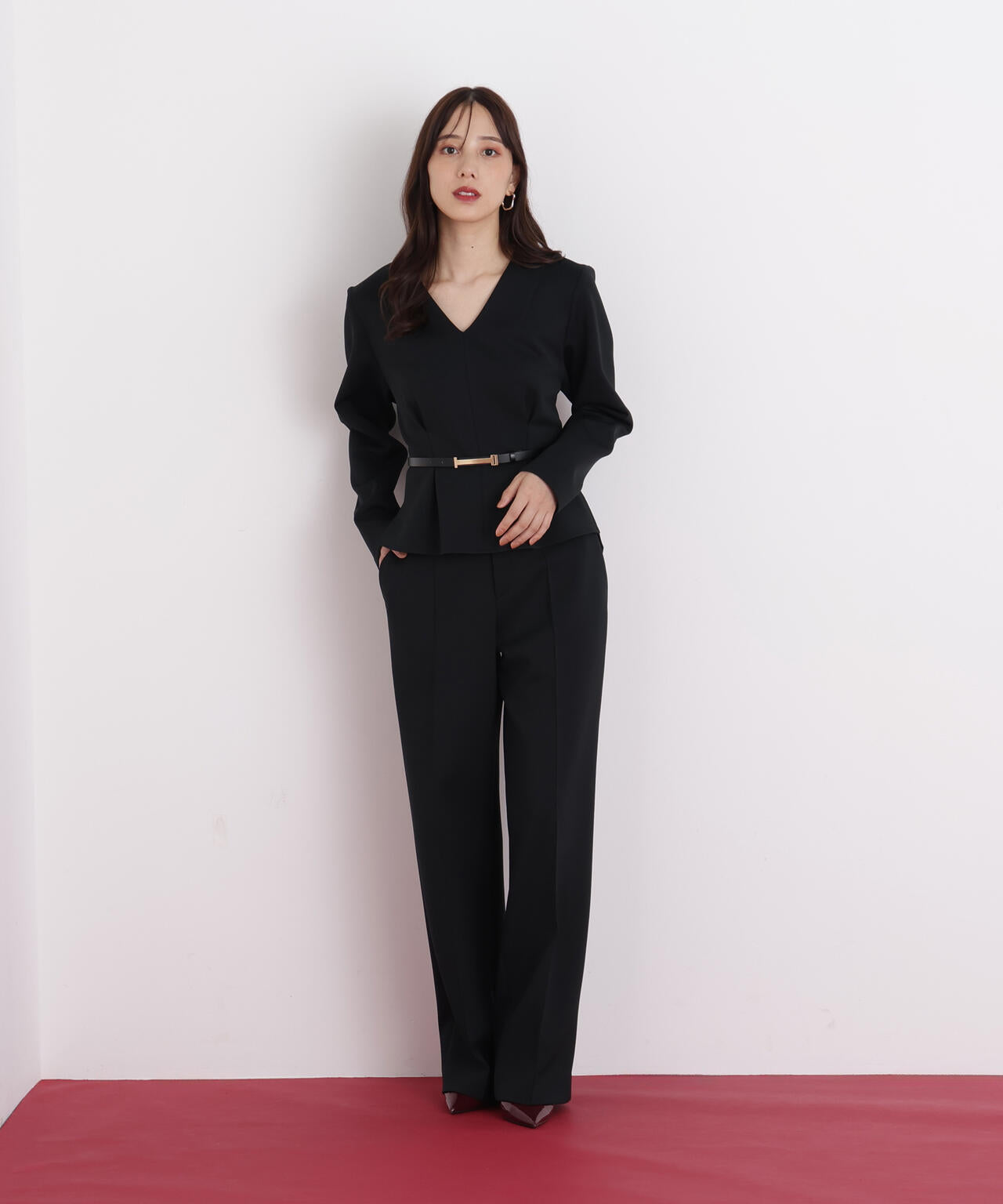 タックフレアダンボールブラウス | PINKY&DIANNE（ピンキー&ダイアン