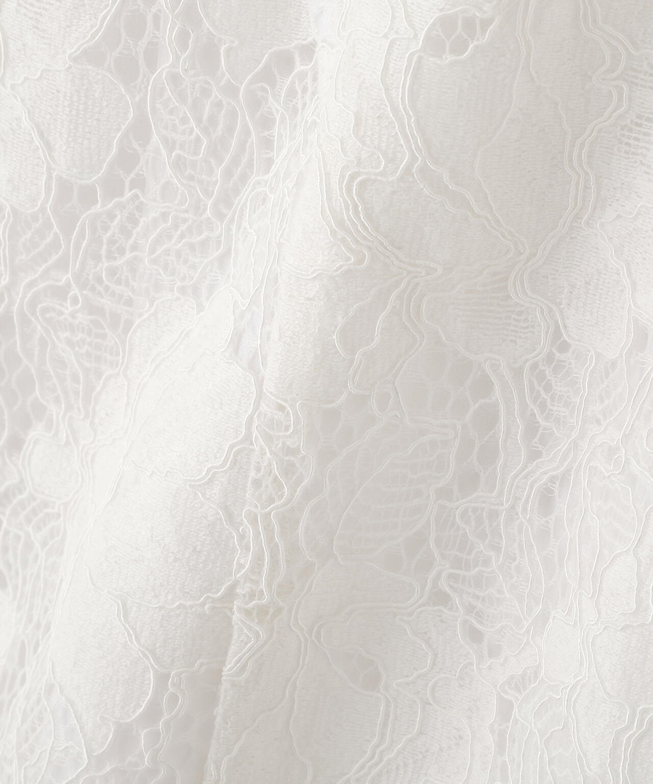 フラワーレースコンビブラウス