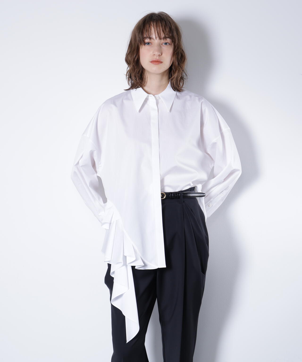 ラッフルシャツ_