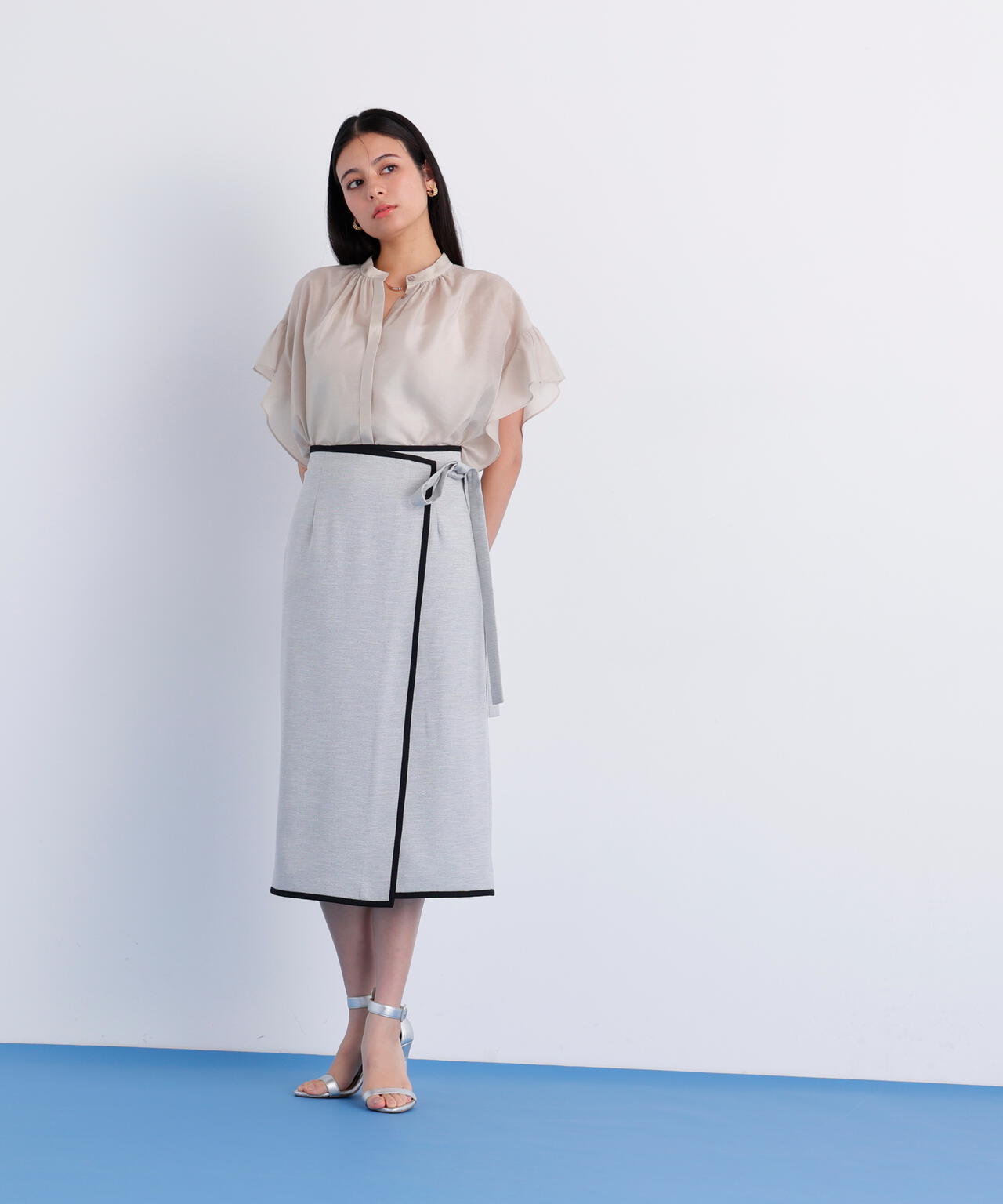 167cm B:82 W: 62H:88 着用サイズ：38