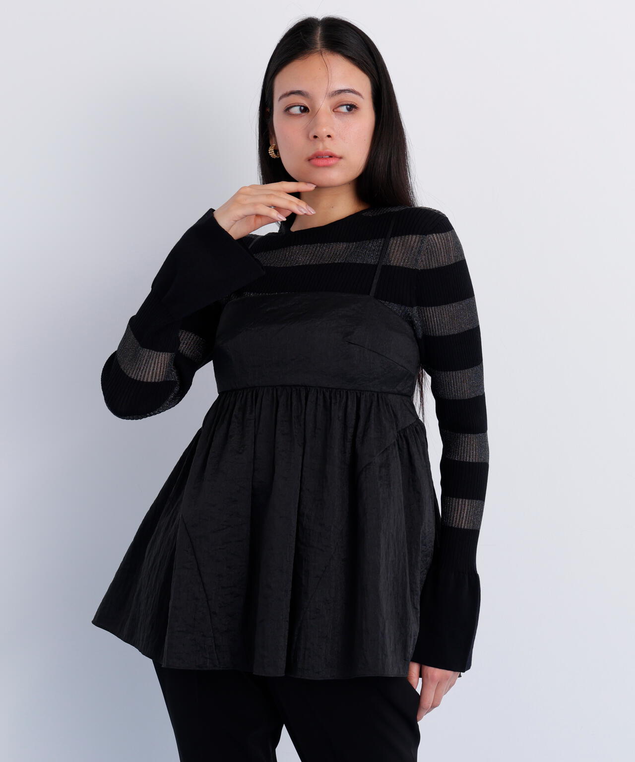 167cm B:82 W: 62H:88 着用サイズ：38