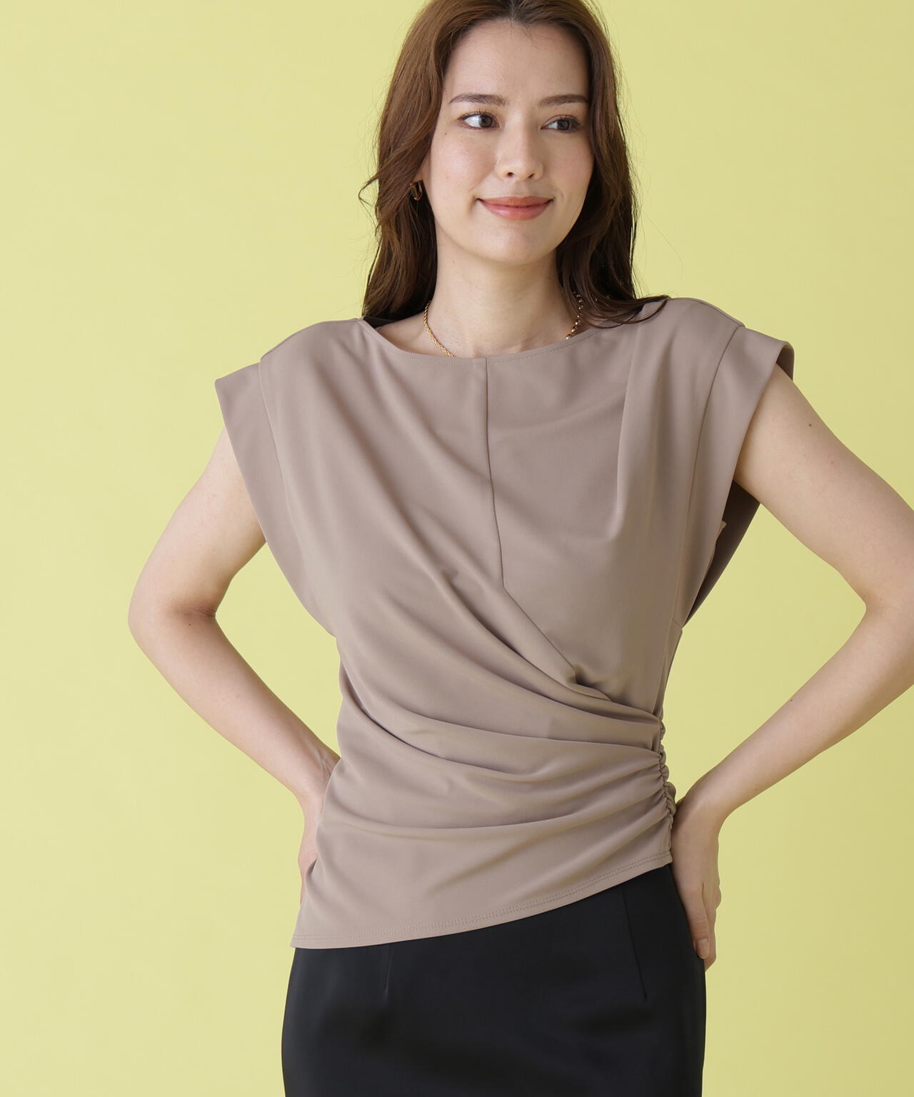 172cm B:86 W:62 H:91 着用サイズ：38