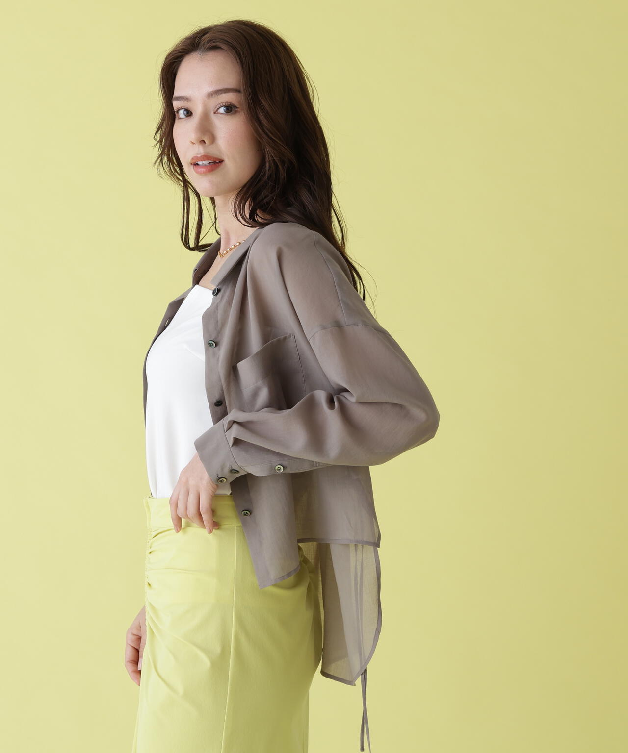 172cm B:86 W:62 H:91 着用サイズ：38