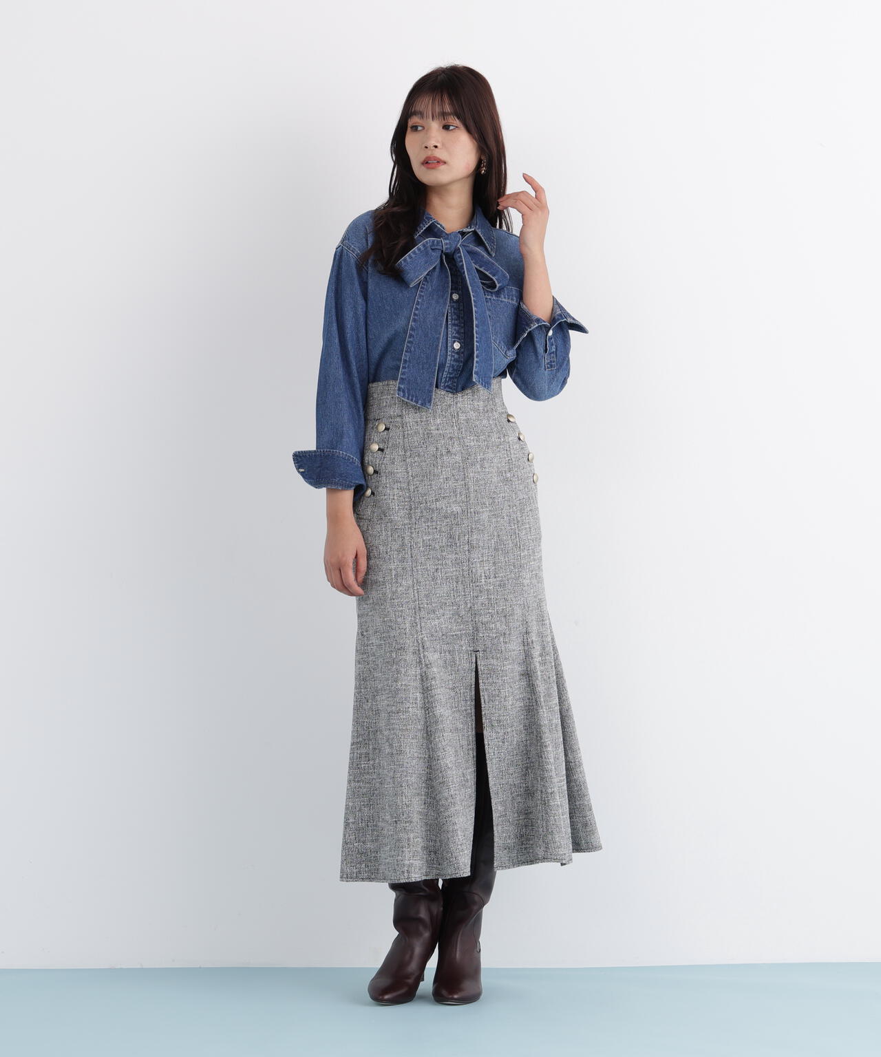 ミックスブッチャーマーメイドスカート | PINKY&DIANNE（ピンキー