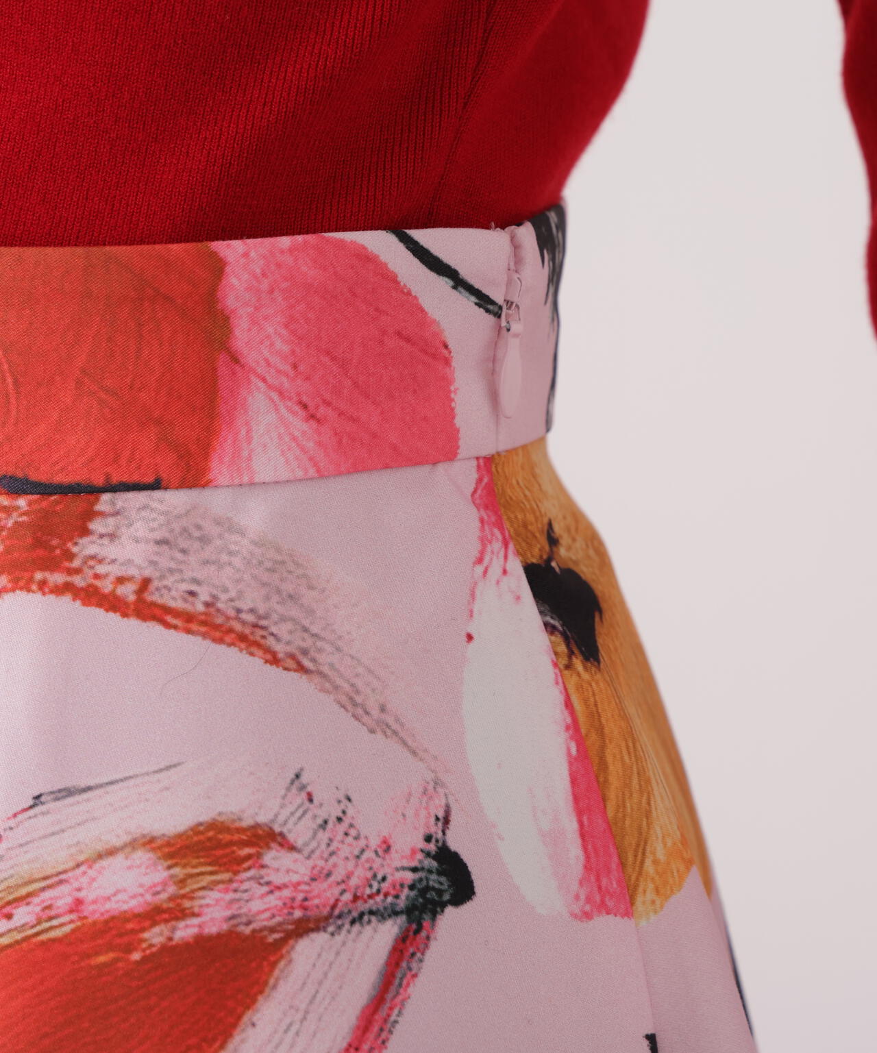 フラワープリントタフタフレアースカート | PINKY&DIANNE（ピンキー