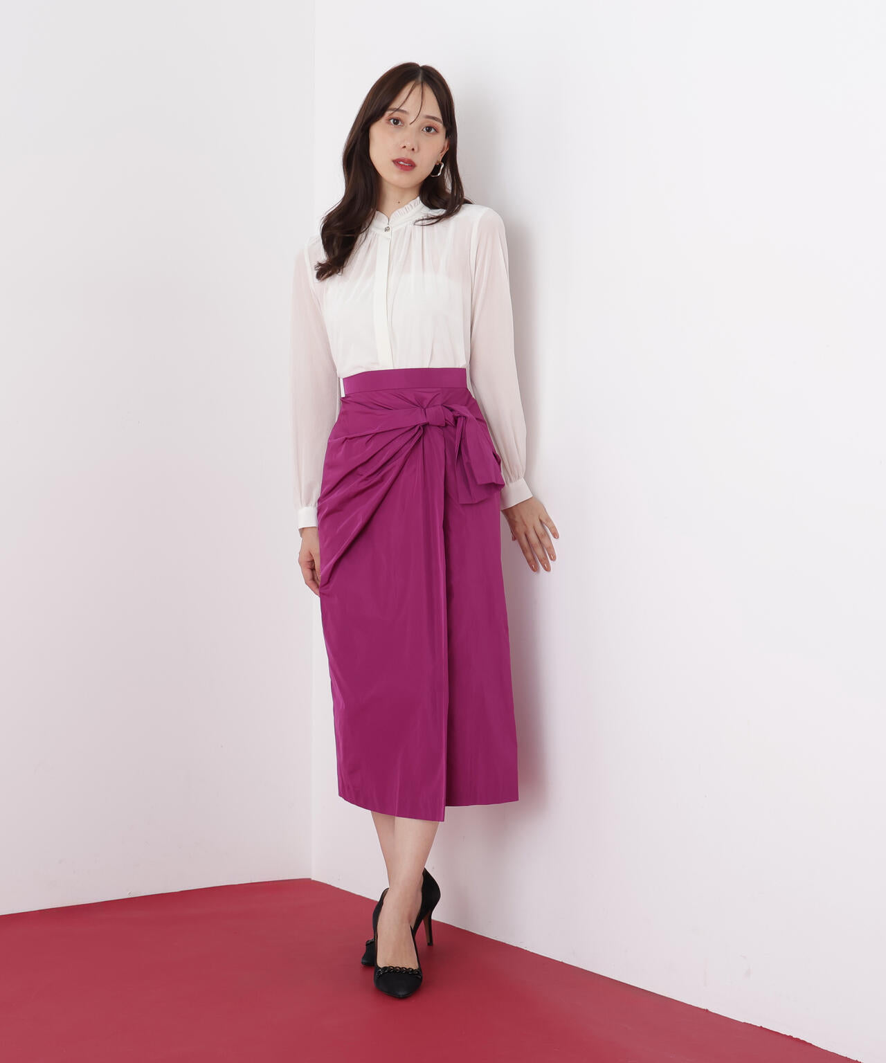 タックリボンスカート | PINKY&DIANNE（ピンキー&ダイアン） ｜【公式