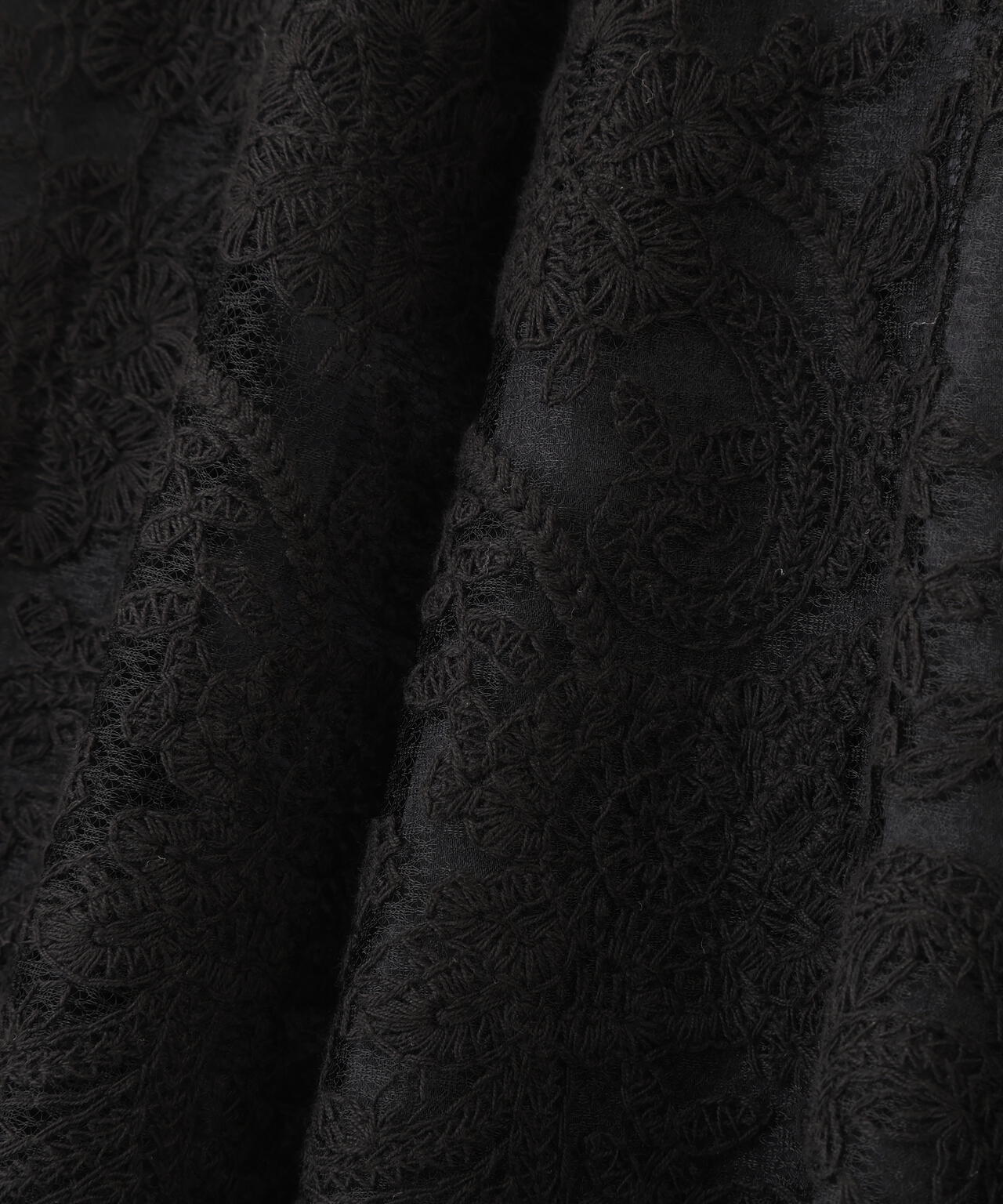 スカラレースフレアスカート