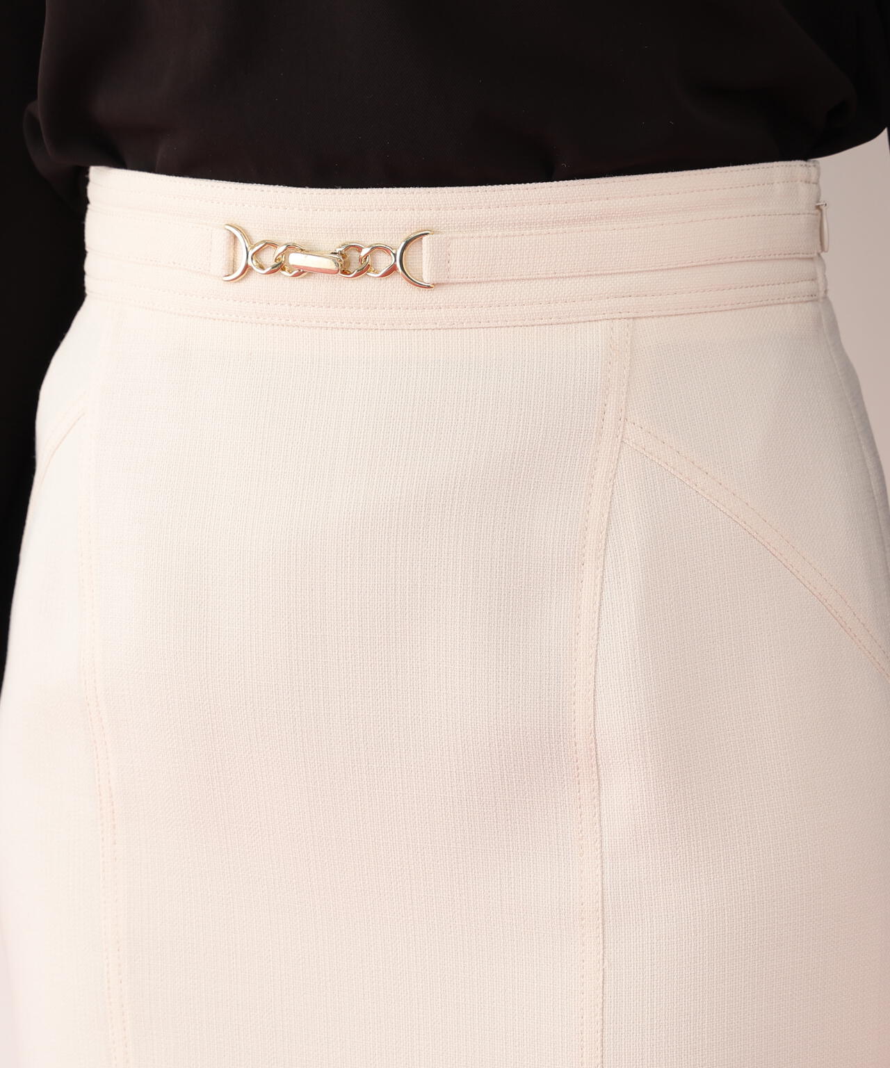 メタルパーツバックマーメイドスカート