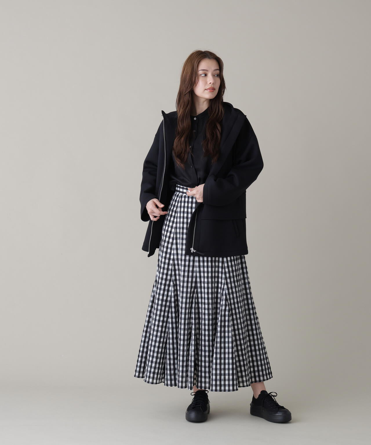 167cm B:82 W: 62H:88 着用サイズ：38