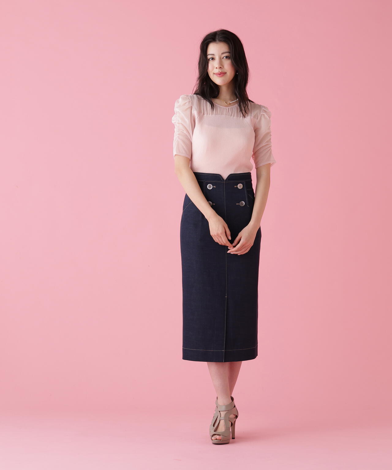 172cm B:86 W:62 H:91 着用サイズ：38