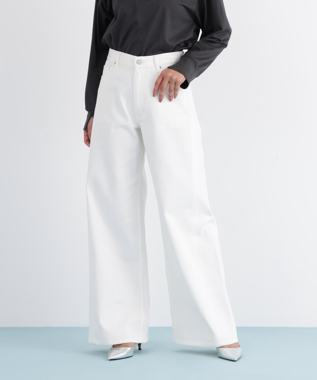 バギーデニムパンツ