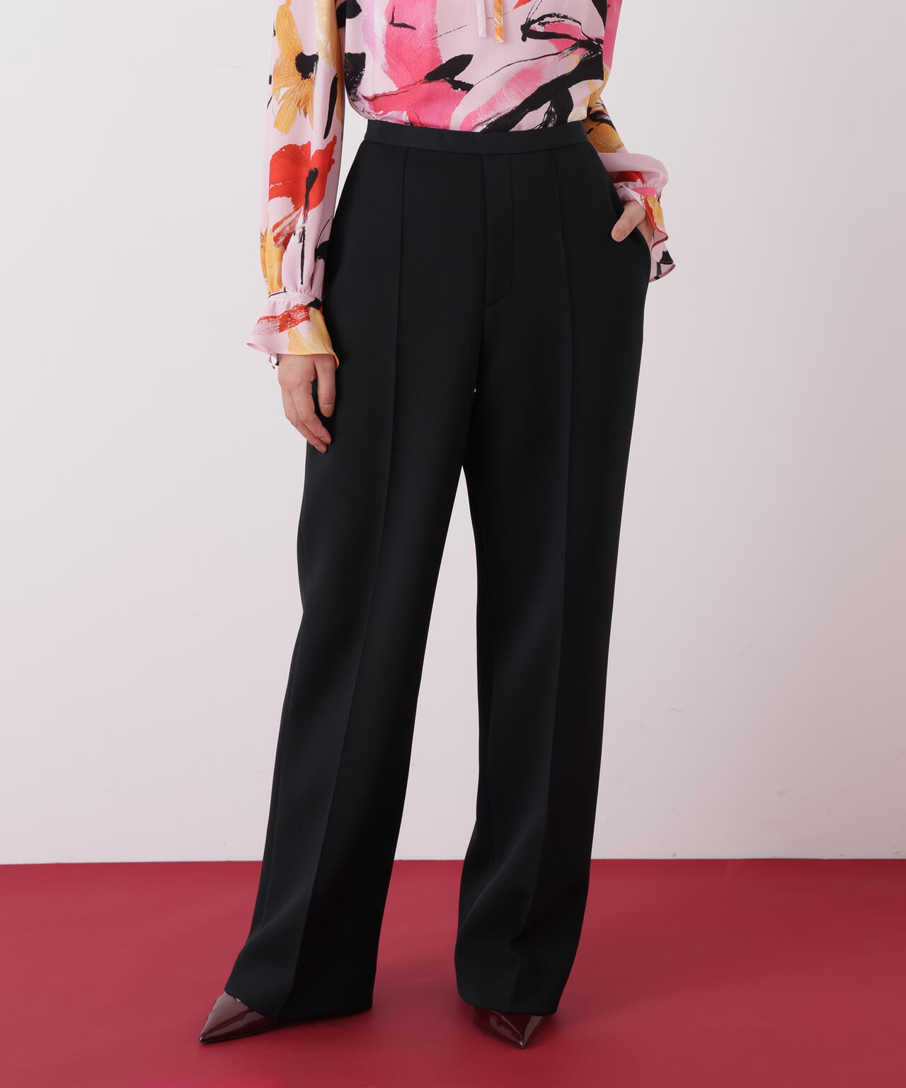 ピンタックダンボールパンツ