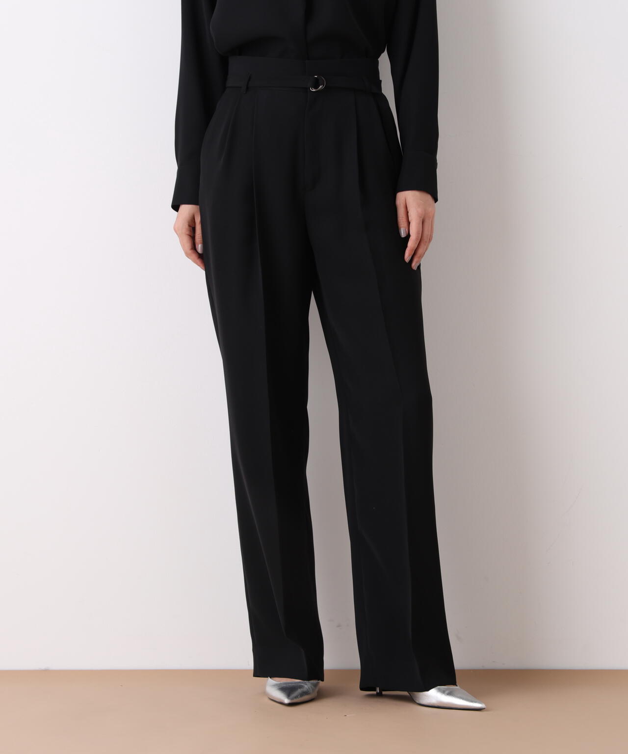 ダブルサテンタックワイドパンツ | PINKY&DIANNE（ピンキー&ダイアン