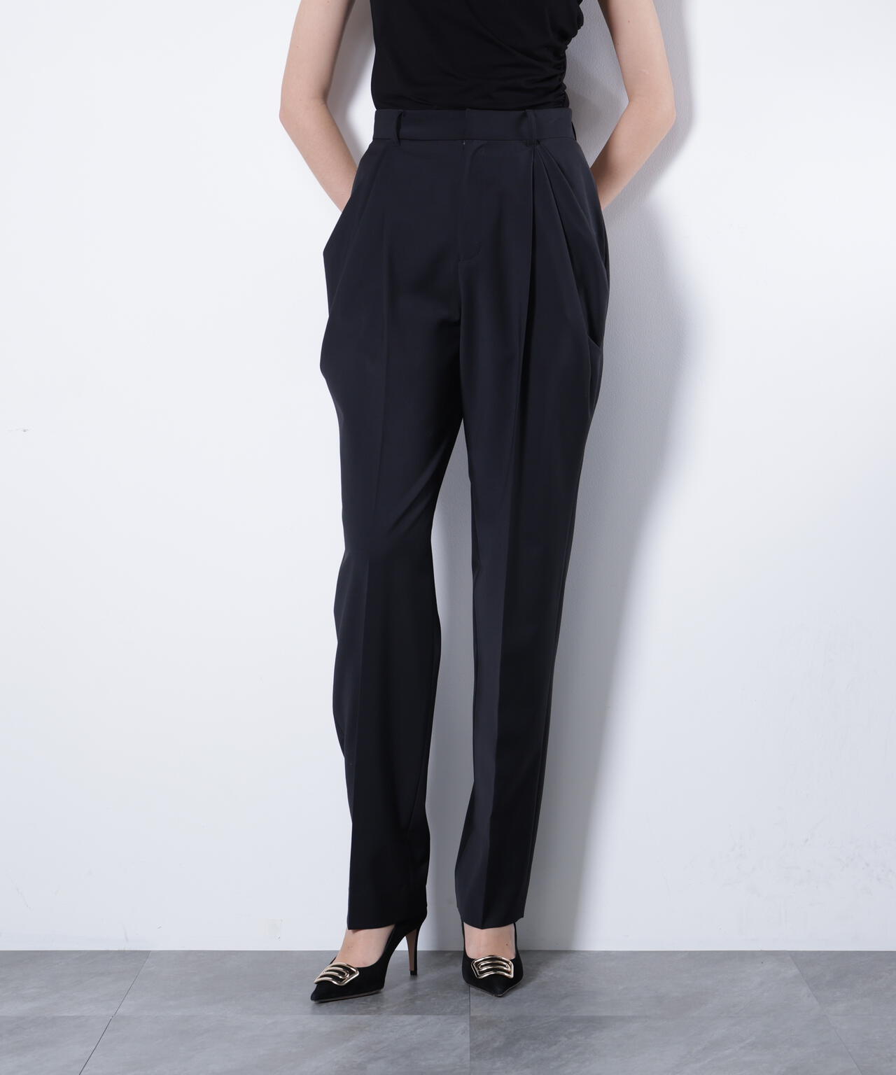 タックポケットパンツ_