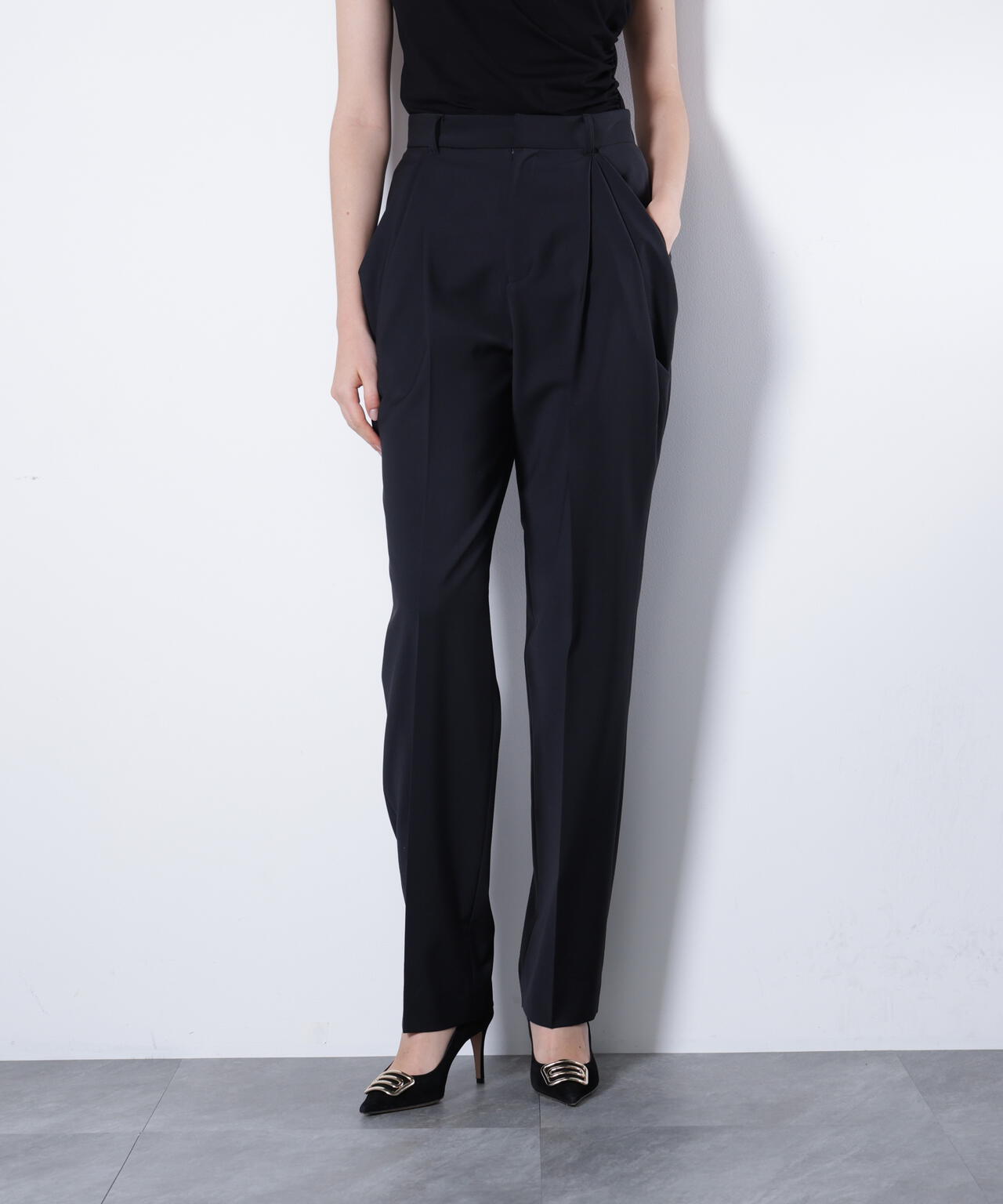 タックポケットパンツ_