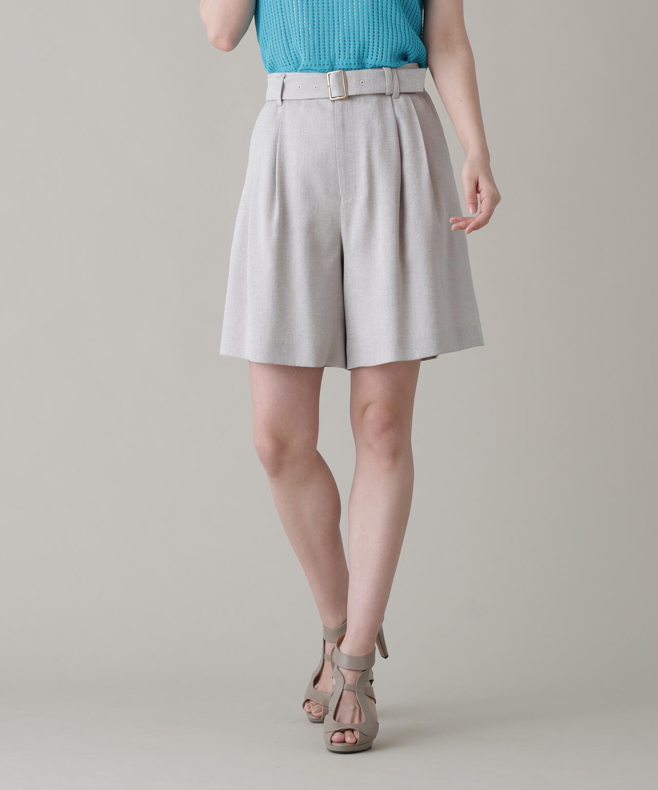 スラブツイルショートパンツ