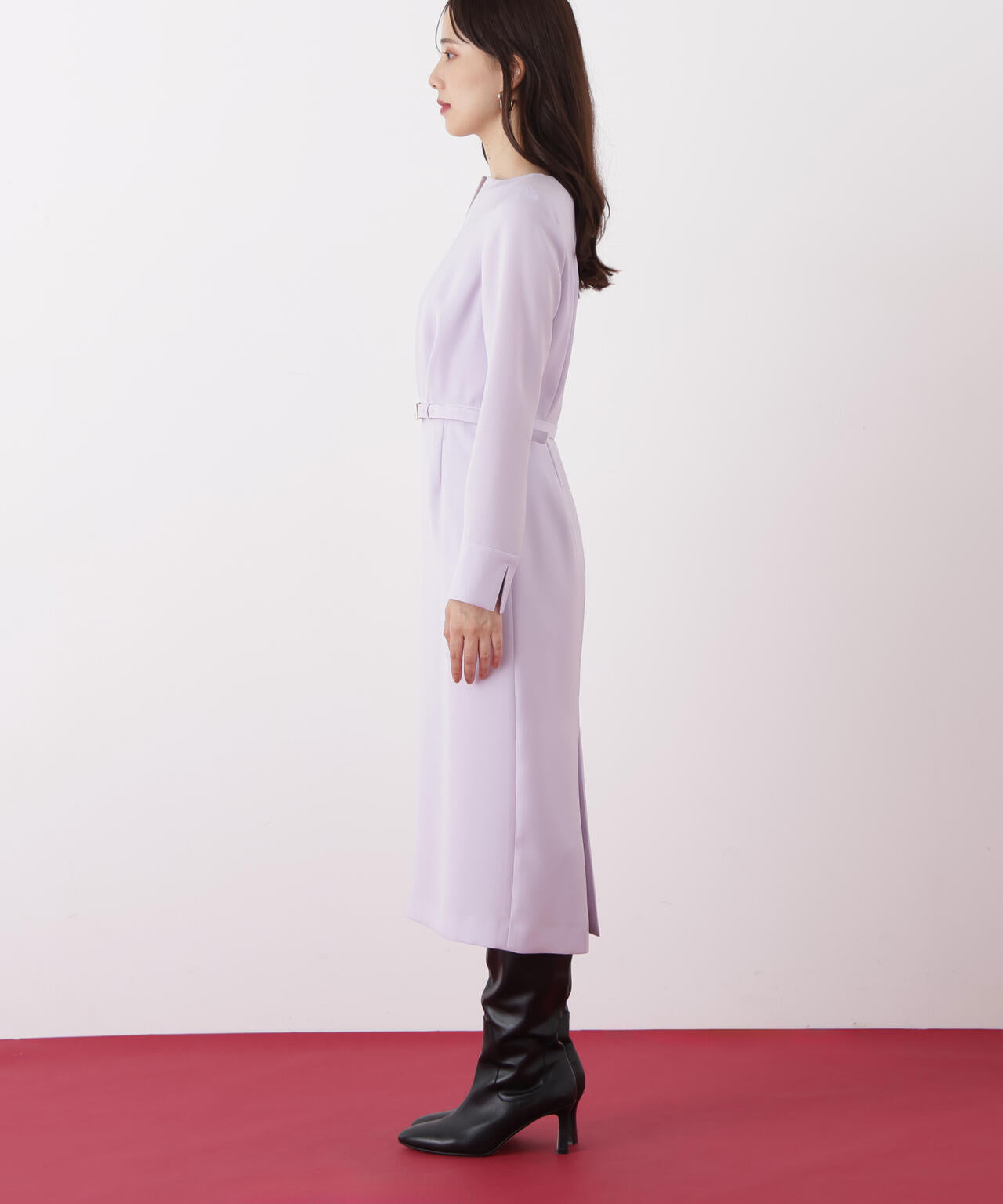 ウエストタックキーネックワンピース | PINKY&DIANNE（ピンキー