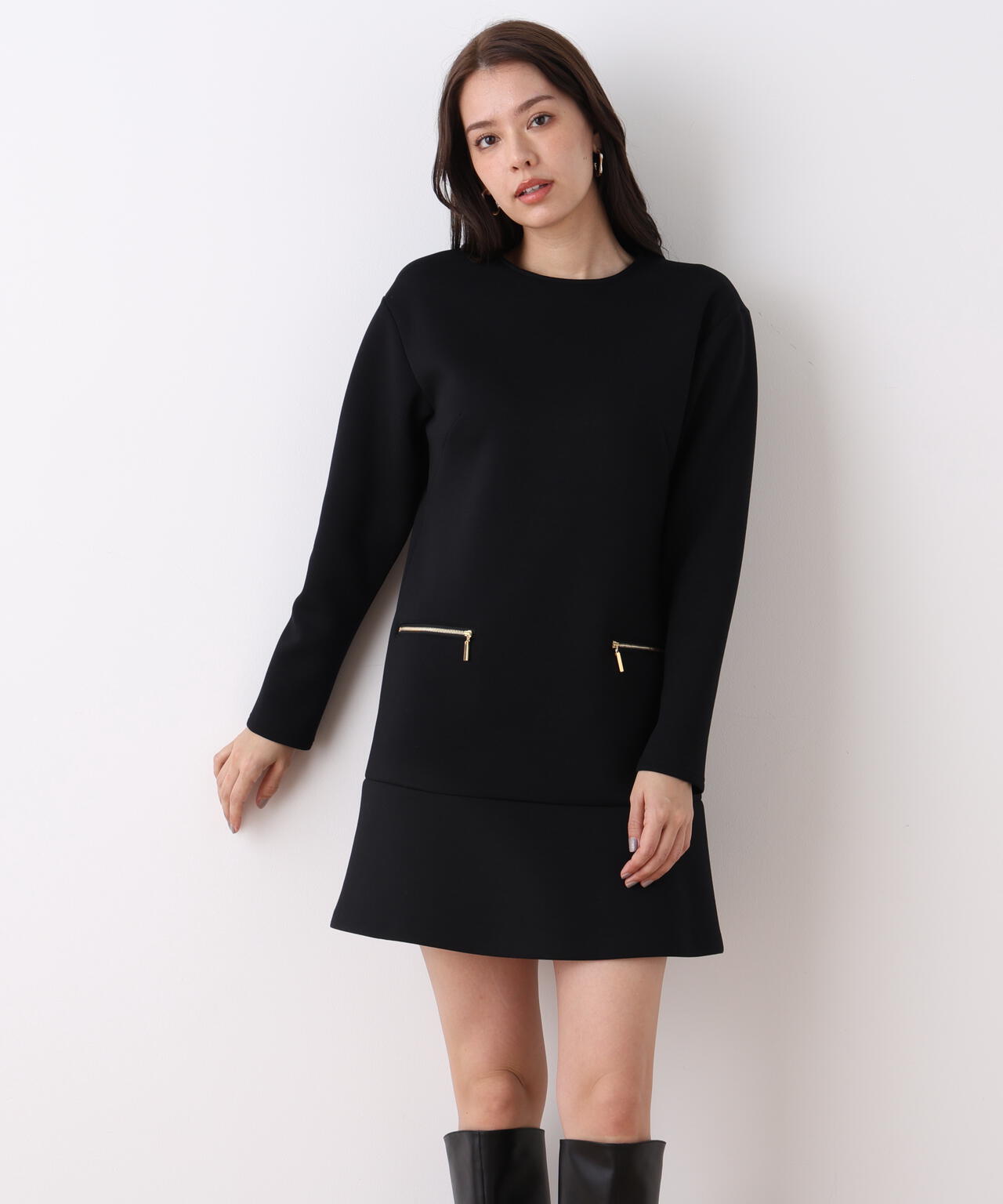 ピン PING ダンボールニットワンピース ダンボールニットミニワンピース | PINKY&DIANNE（ピンキー&ダイアン