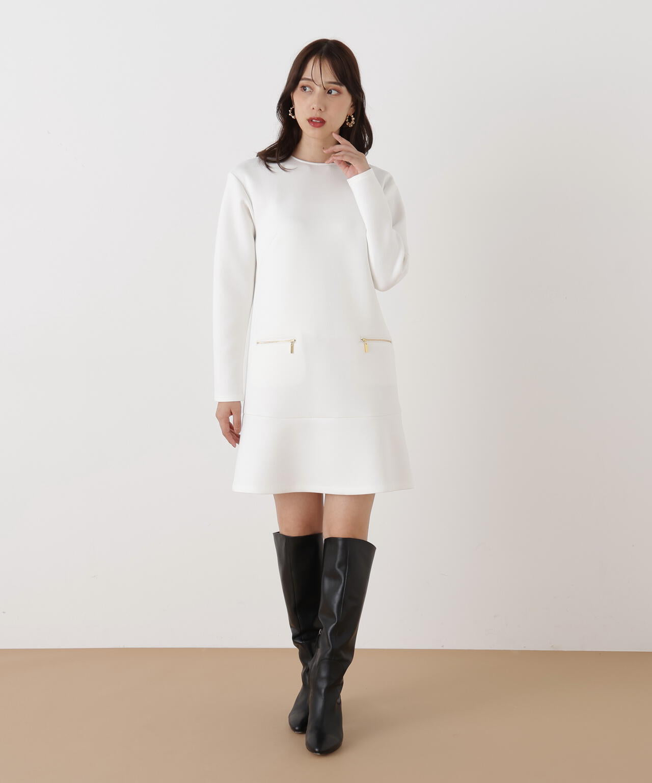 【未使用】アトリエダンタン　ホワイト　ワンピース 未使用】アトリエダンタン ホワイト ワンピース 2025年最新】Yahoo