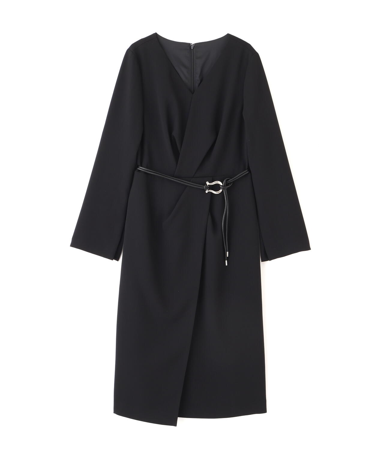 タッククロスウエストワンピース