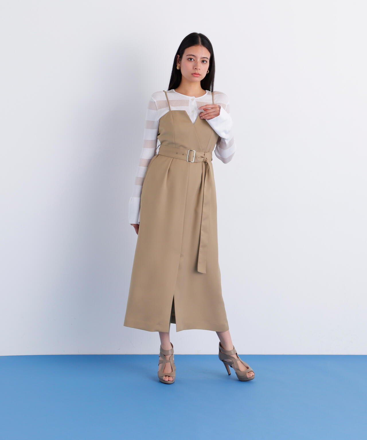 167cm B:82 W: 62H:88 着用サイズ：38