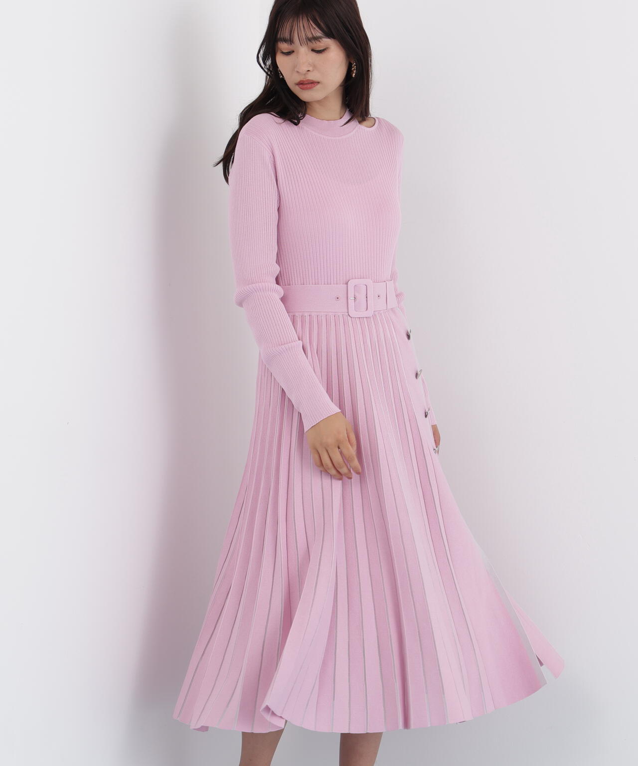 プリーツコンビニットワンピース | PINKY&DIANNE（ピンキー&ダイアン