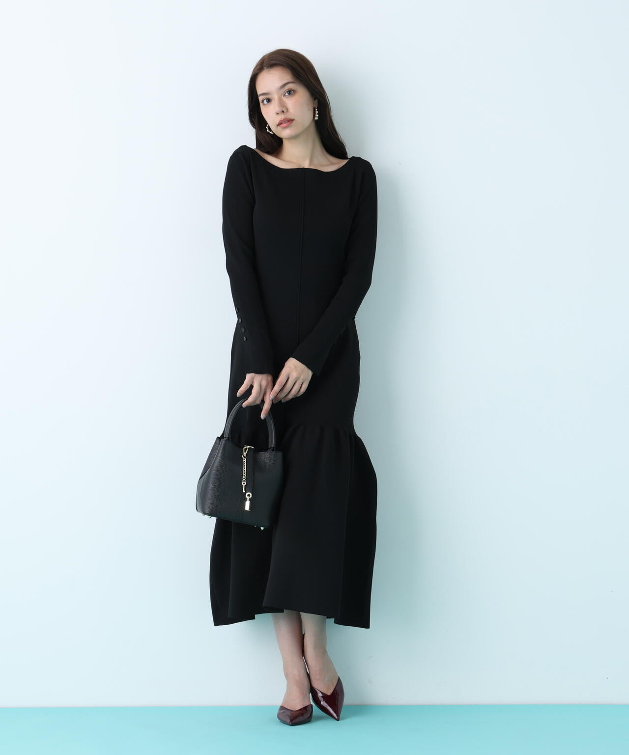 ボートネックマーメイドニットワンピース | PINKY&DIANNE（ピンキー