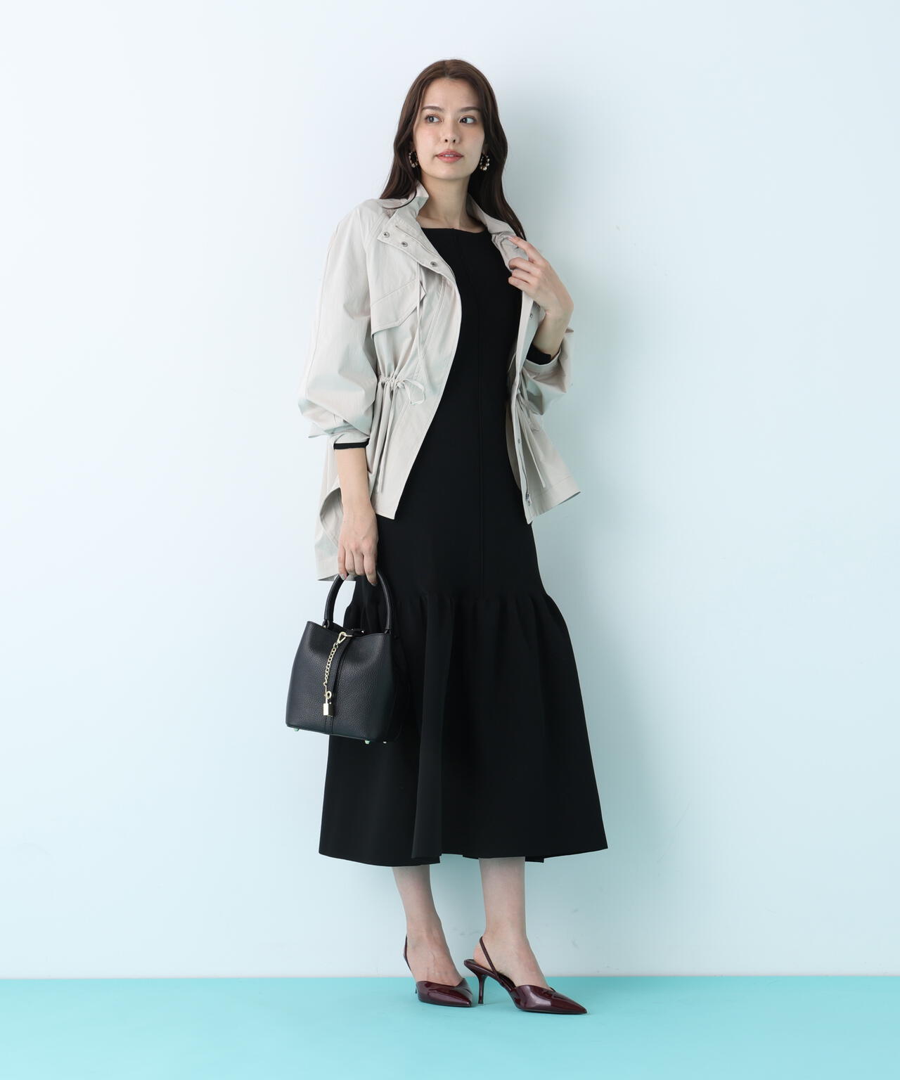 ボートネックマーメイドニットワンピース | PINKY&DIANNE（ピンキー