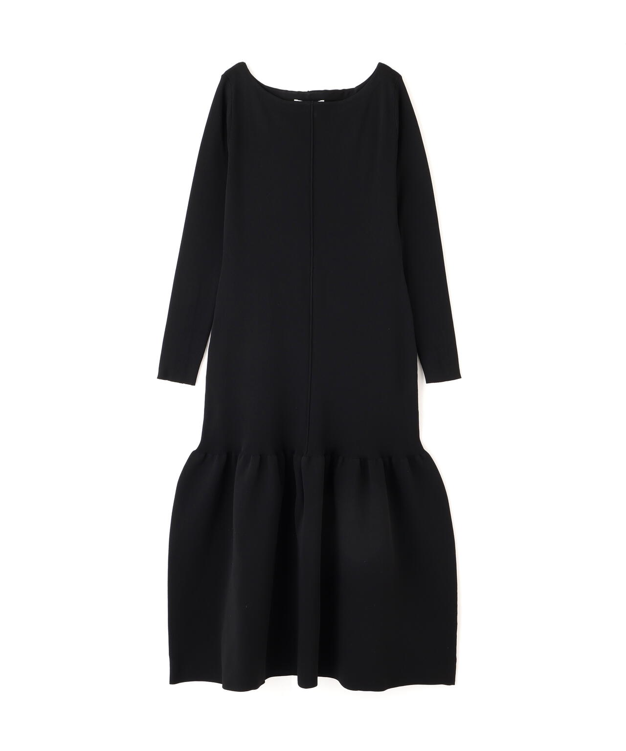 ボートネックマーメイドニットワンピース