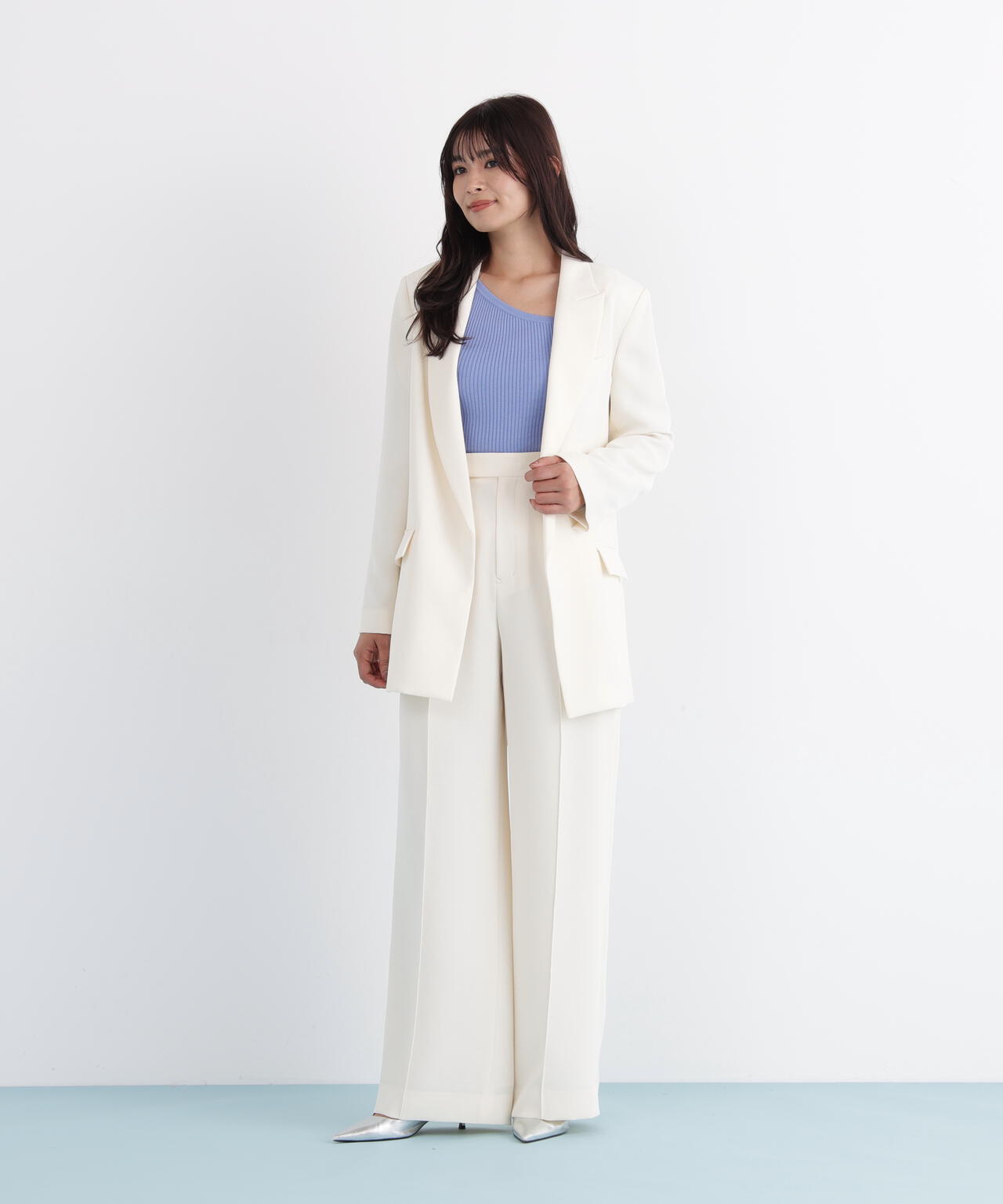 ストライプスリーブジャケット