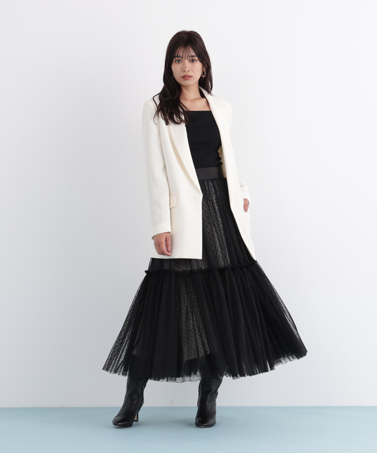 ストライプスリーブジャケット