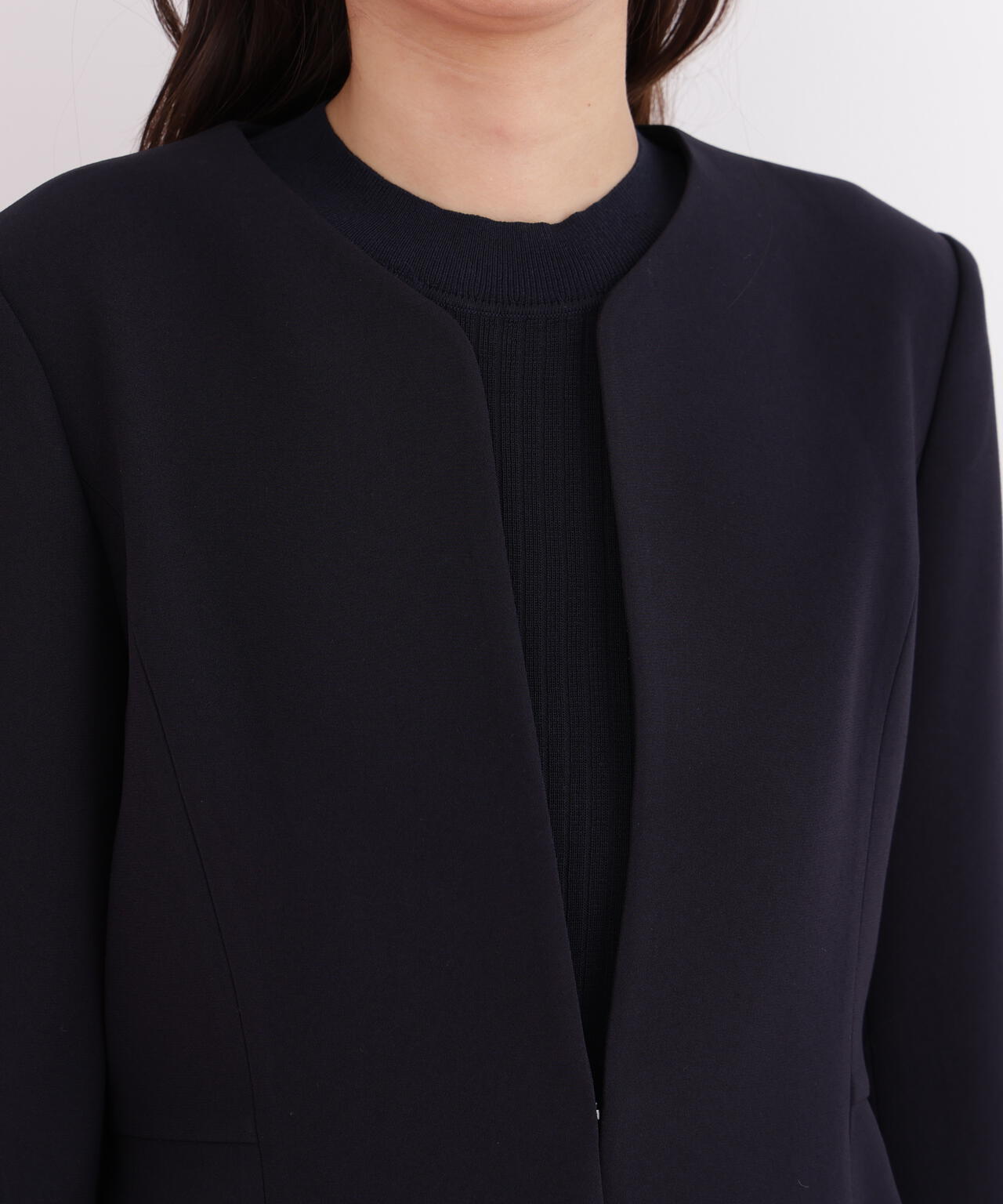 キーネックペプラムジャケット | PINKY&DIANNE（ピンキー&ダイアン