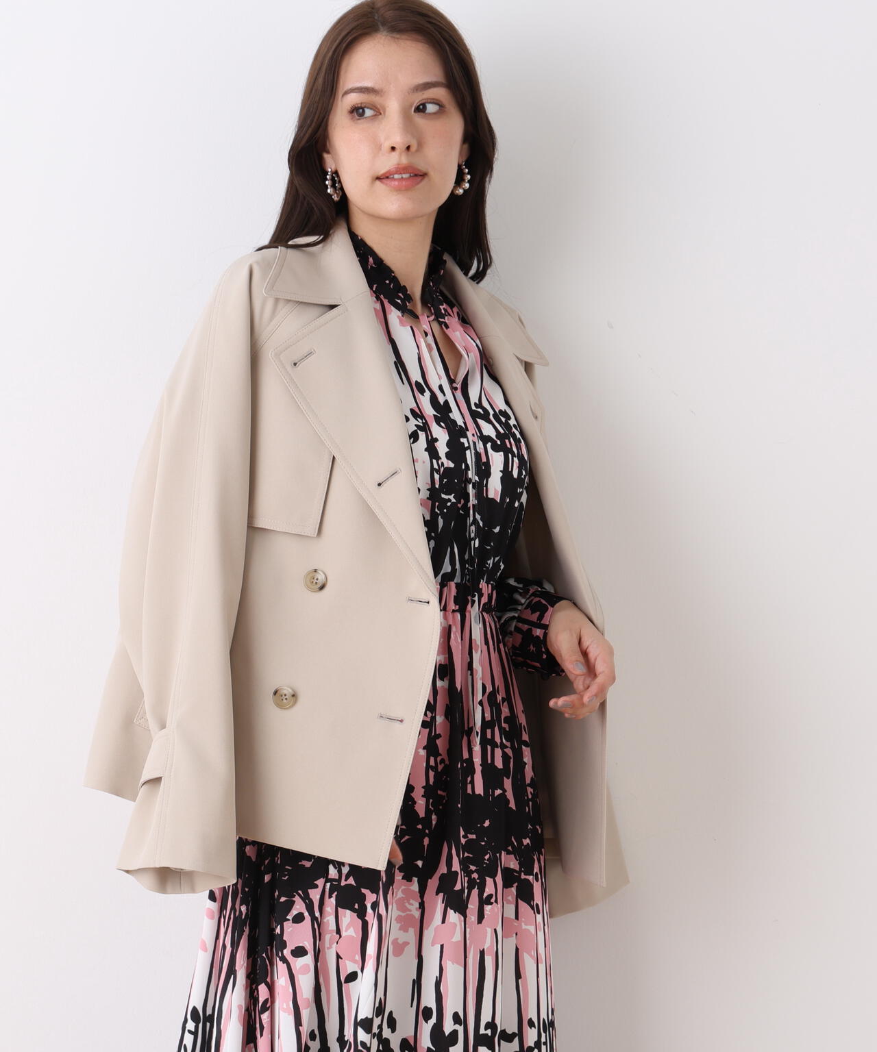 ソフトオックスショートトレンチコート | PINKY&DIANNE（ピンキー