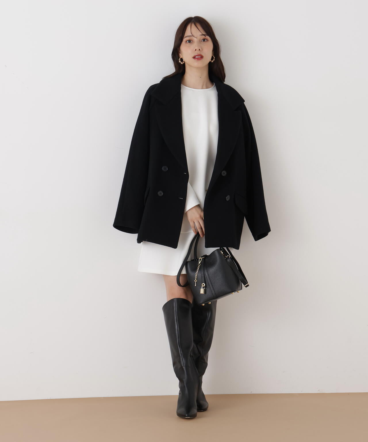 ダブルブレストショートコート | PINKY&DIANNE（ピンキー&ダイアン