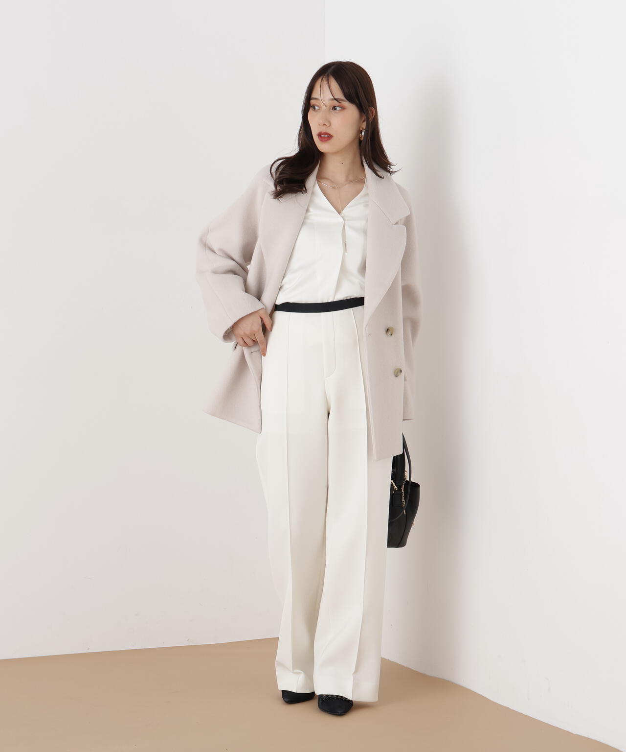 ダブルブレストショートコート | PINKY&DIANNE（ピンキー&ダイアン