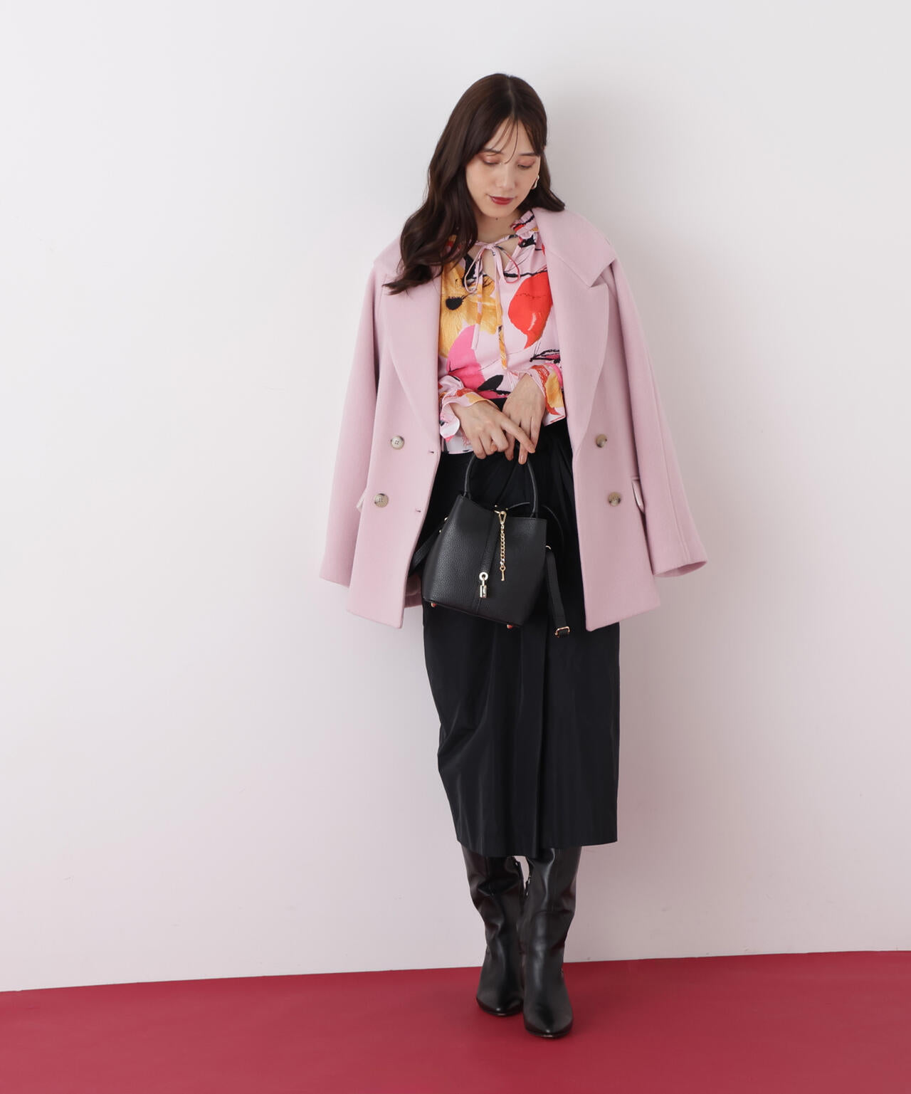 ダブルブレストショートコート | PINKY&DIANNE（ピンキー&ダイアン