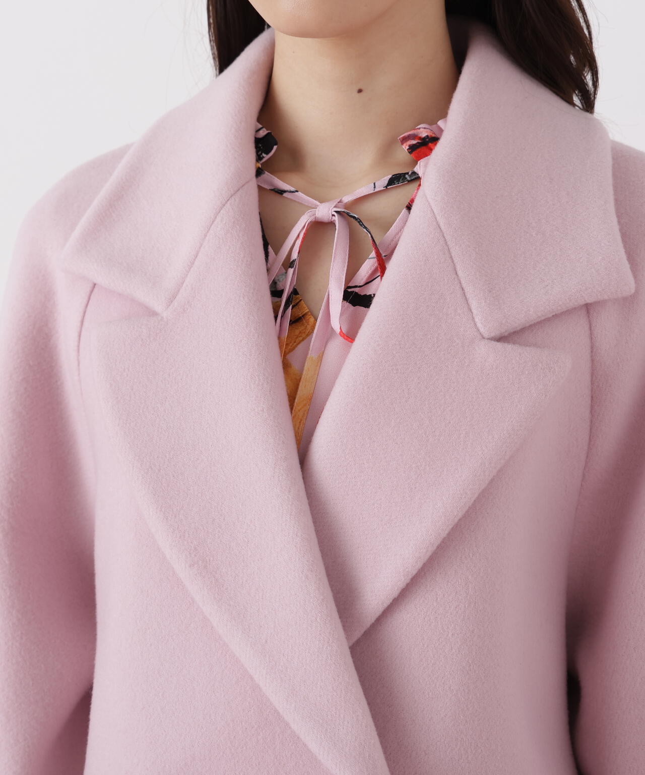 ピンキー&ダイアン PINKY&DIANNE カシミヤ混 ショートコート　38 ダブルブレストショートコート | PINKY&DIANNE（ピンキー&ダイアン